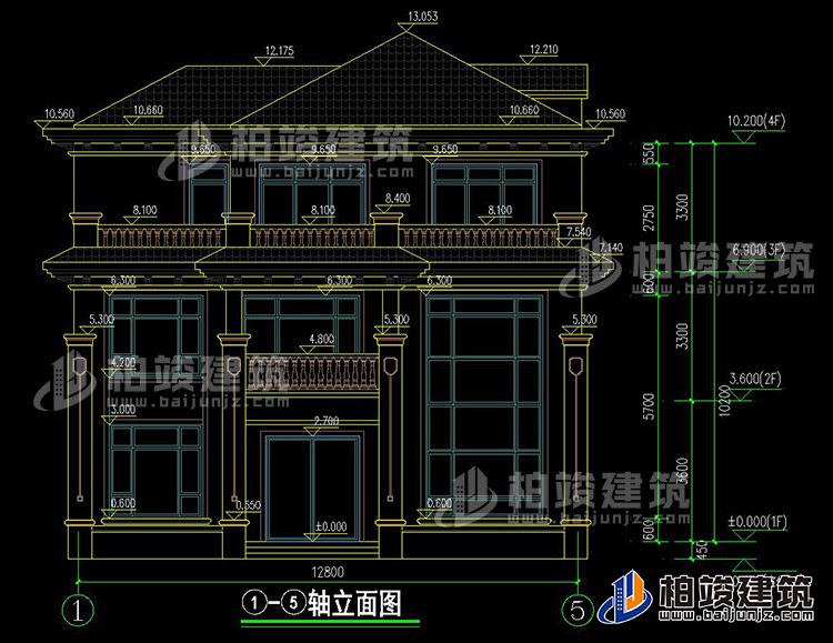 正立面图